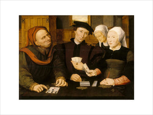 CARD PLAYERS by Jan Matsys situated at Petworth House