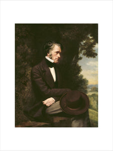PORTRAIT OF THOMAS CARLYLE, by Robert Tait, English School 19th century, post-conservation at Carlyle's House (CAR/P/46)