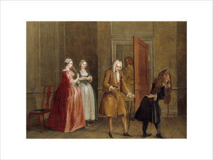 THE MOCK DOCTOR by Francis Hayman (1708-1776) at Sizergh Castle