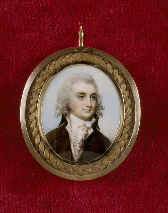 A portrait of George Windham in a gilt frame