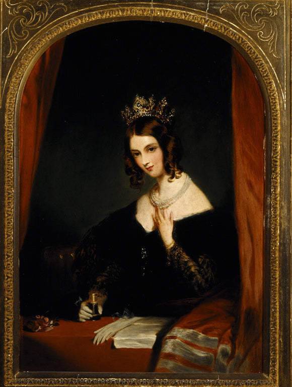 ANNE, COUNTESS OF CHESTERFIELD by F.P. Graves, 1874, after Landseer at Hughenden Manor in the Drawing Room.
