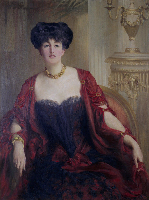 ALDA WESTON, LADY HOARE, died 1947, by St-George Hare, born 1857