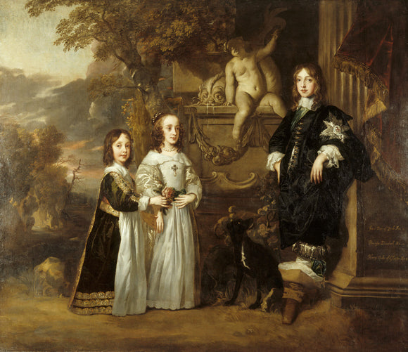 THE YOUNGEST CHILDREN OF CHARLES I,1647, by Sir Peter Lely, (1618-80)
