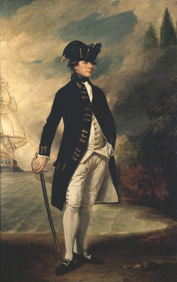 CAPTAIN (later Admiral) SIR HYDE PARKER, Kt (1739- 1807) by George Romney, (1734-1802)