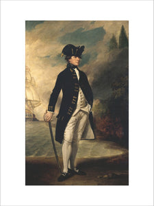 CAPTAIN (later Admiral) SIR HYDE PARKER, Kt (1739- 1807) by George Romney, (1734-1802)