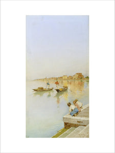 'A VENICE SCENE' by R. MAINELLY.