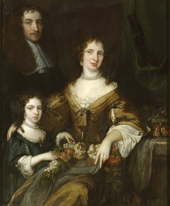 DR PETER BARWICK, WIFE AND DAUGHTER MARY painted by Jacob Huysmans