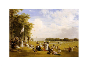 FETE IN PETWORTH PARK, 9 June 1835, by W. F. Witherington (1785-1863) at Petworth House.