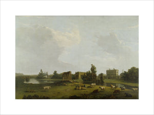 VIEW OF THE WEST FRONT OF THE HOUSE, by Nicholas Dall (fl. 1756, d. 1776)