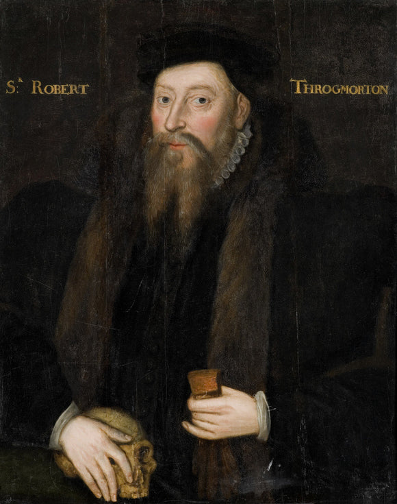 SIR ROBERT THROCKMORTON (died 1586), English, sixteenth century, on The Staircase at Coughton Court, Warwickshire