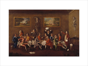 A PUNCH PARTY by Thomas Patch 1725-1782, signed and dated 1760
