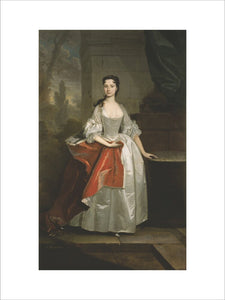 ELIZABETH KNIGHT, LADY ONSLOW by Michael Dahl, post- conservation