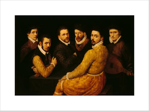 SIX MEN, attributed to Passerotti (1534-1592)