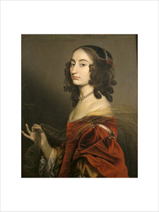 LOUISE HOLLANDINE, PRINCESS PALATINE (1622 - 1709), by Gerard Van Honthorst, (1590-1656) at Ashdown House