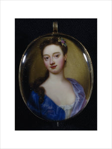 A miniature portrait of Lady Firebrace, at Melford Hall