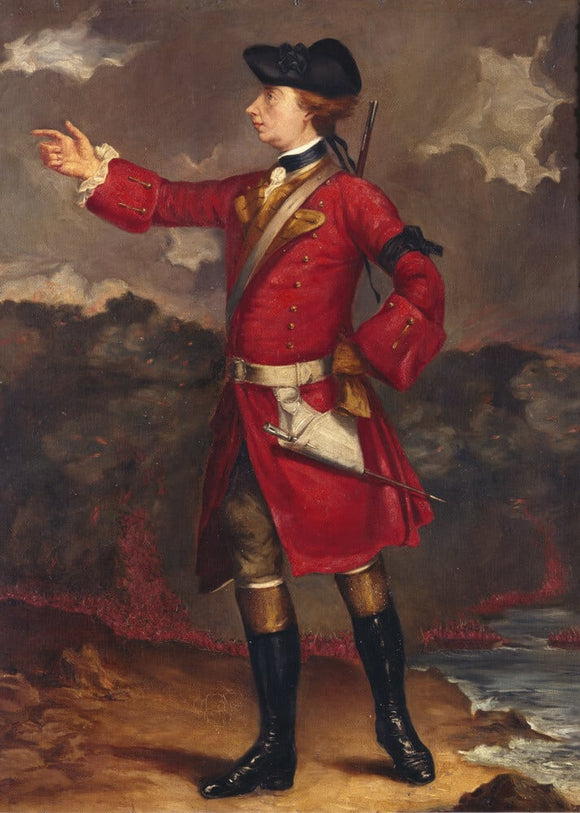 PORTRAIT OF WOLFE AT QUEBEC, a reproduction of one by Shaak