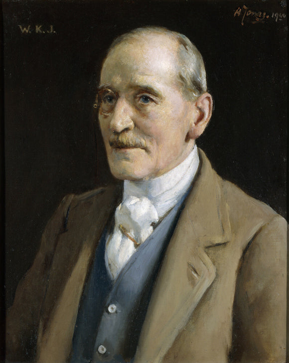 Portrait of Sir Walter Jenner, wearing a monocle
