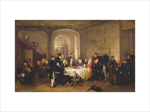 THE TRAVELLERS BREAKFAST by Edward Villiers Rippingille, 1824