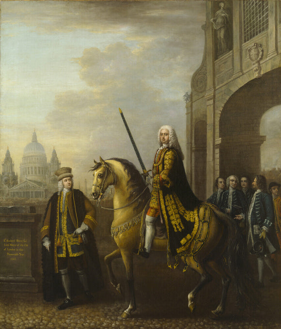 SIR RICHARD HOARE (1709-1754) by John Wootton (1682-1764) Lord Mayor of London 1745