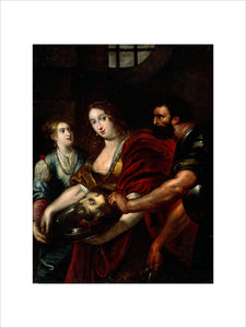 SALOME WITH THE HEAD OF JOHN THE BAPTIST, by Sir Peter Paul Rubens (1577-1640)