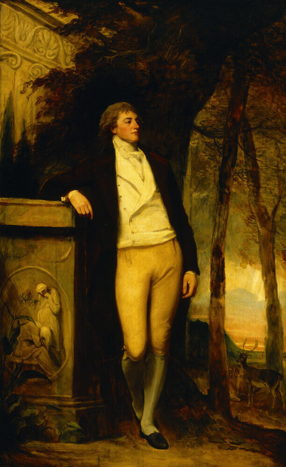 WILLIAM BECKFORD (1760-1844) by George Romney (1734-1802) from Upton House