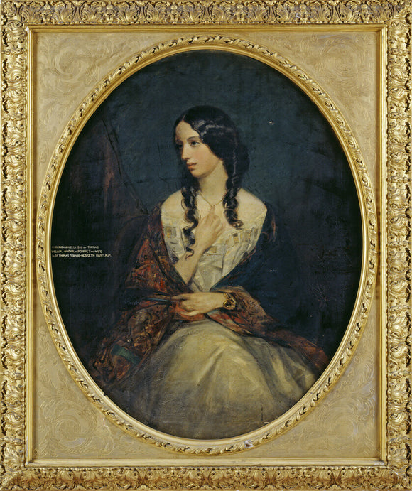 PORTRAIT OF LADY ARABELLA FERMOR by Grant at Rufford Old Hall