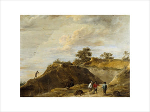 SAND QUARRY by David Teniers (1610-1690) from the Square Dining Room