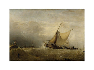 A SEAPIECE by Sir Augustus Wall Callcott (1779-1844) from the North Gallery at Petworth