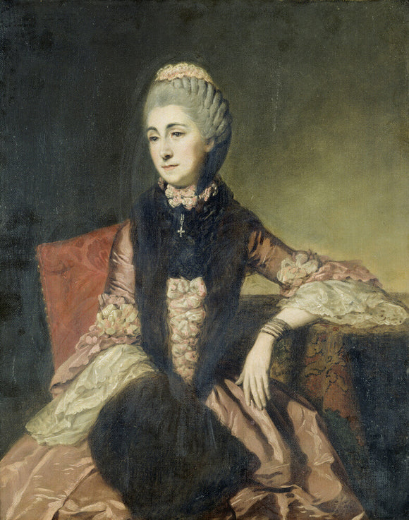 PORTRAIT OF A LADY, PROBABLY MARY FITZGERALD (died 1815), attributed to John Zoffany (1733-1810)