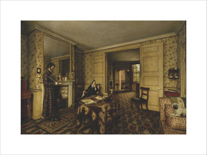 A CHELSEA INTERIOR by Robert Tait, 1857