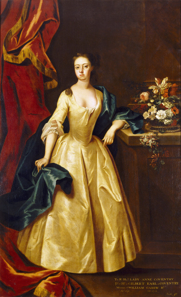 LADY ANNE COVENTRY by Michael Dahl 1659?-1743 in the hall