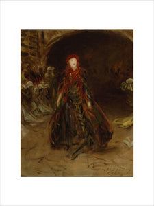 ELLEN TERRY AS LADY MACBETH by John Singer Sargent Inscribed 'To my friend Miss Terry - John S. Sargent'.