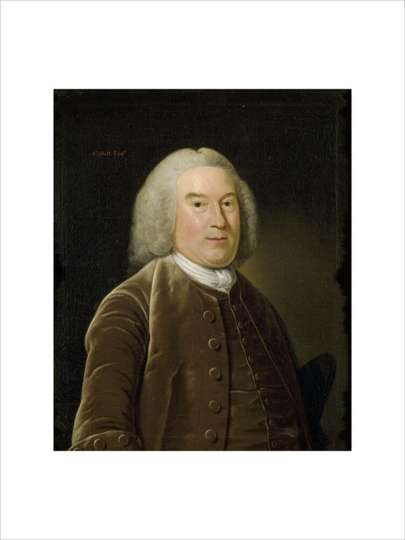 JOHN COLLET OF BRISTOL, oil on canvas by Joseph Highmore (circle of)