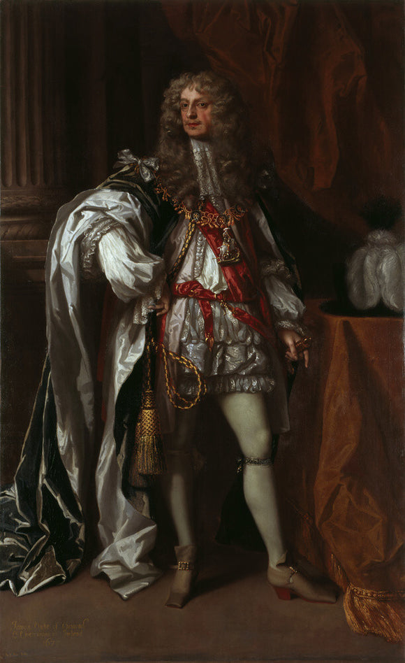 JAMES BUTLER, 1ST DUKE OF ORMONDE (1610-88) IN GARTER ROBES by Sir Peter Lely, inscribed and dated 1678