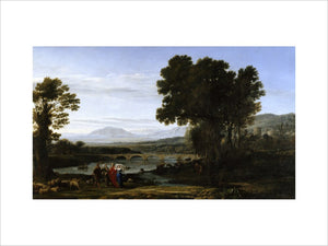 LANDSCAPE WITH JACOB AND LABAN AND HIS DAUGHTERS by Claude (1600-1682)