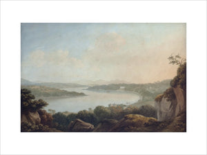 VIEW OF PLAS NEWYDD by John "Warwick" Smith (1794-1831)