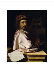 A PORTRAIT OF THE ARTIST by Frans van Mieris (1635-1681)