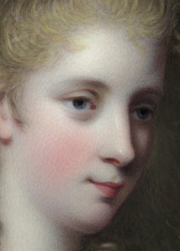 ANNA MARIA LEWIS, COUNTESS OF DYSART (1745-1804) by Henry Bone after Sir Joshua Reynolds