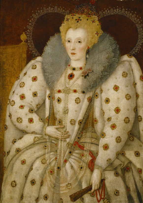 QUEEN ELIZABETH I, derived from the Ditchley Portrait c. 1591