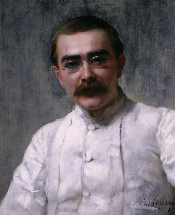 RUDYARD KIPLING 1891' by John Collier (1850-1934)