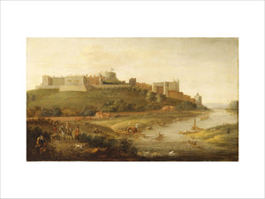 Windsor Castle from the River by Robert Griffier (London 1688¿London 1750)