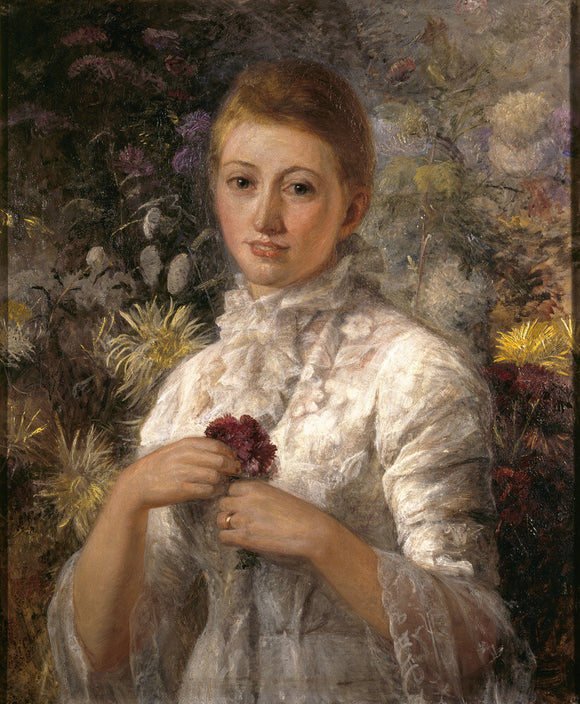 FLORA ST CLARE MANDER, the wife of the builder of Wightwick Manor, Theodore Mander
