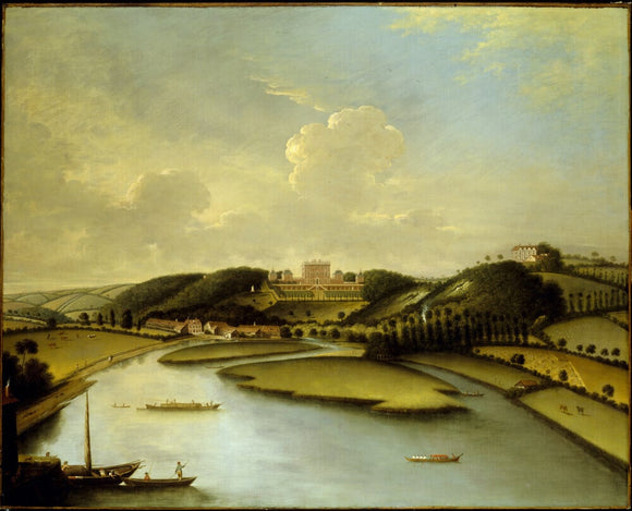 CLIVEDEN FROM THE THAMES attributed to William Tomkins (1730-92) at Cliveden
