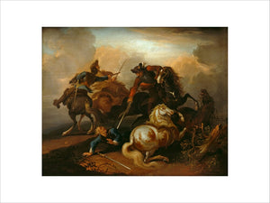 Cavalry Scene, after Van der Mealen