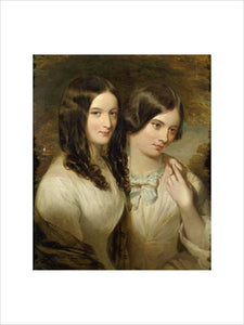 RHODA MAY AND SOPHIA ELIZA BAIRD, oil on canvas, double portrait by William Gush
