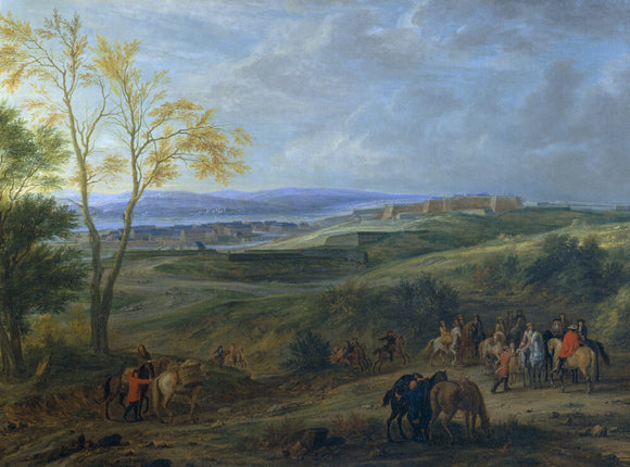 LOUIS XIV AT CHARLEROY, A FORTRESS ON THE RHINE by Van der Meulen, (1632-1690)