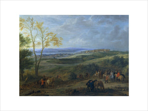 LOUIS XIV AT CHARLEROY, A FORTRESS ON THE RHINE by Van der Meulen, (1632-1690)