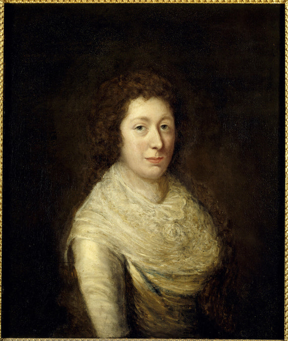 SARAH, WIFE OF JOSEPH SMITH, painted by Thomas Beach