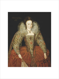 Portrait, post conservation, of LADY ELEANOR PERCY, LADY POWIS