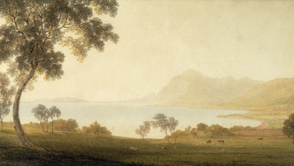 Watercolour, PENMAENMAWR FROM PENRHYN, by George Fennel Robson, 1790-1833